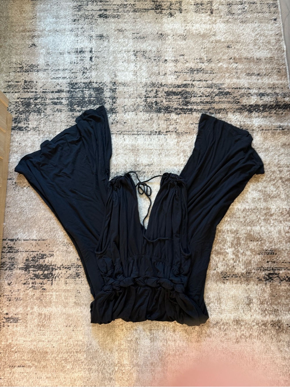 Anthropologie Black Jumpsuit